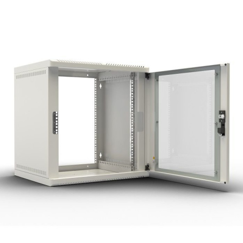 Шкаф коммутационный ЦМО ШРН-М-12.650 серый 12U 600x650мм пер.дв.стекл 50кг