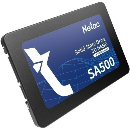 SSD Netac SA500 (NT01SA500-2T0-S3X) 2.5 SATAIII 3D NAND SSD 2TB, R/W up to 530/475MB/s 3Y