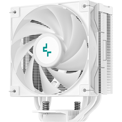 Кулер DEEPCOOL AG400 Digital WH LGA1700/1200/115X/AM5/AM4 (9шт/кор, TDP 220W, PWM, Fan 120mm, 4 тепл. трубки, черный) RET