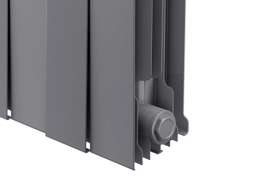 Биметаллический радиатор отопления  Royal Thermo Pianoforte 200 8 Секций Silver Satin