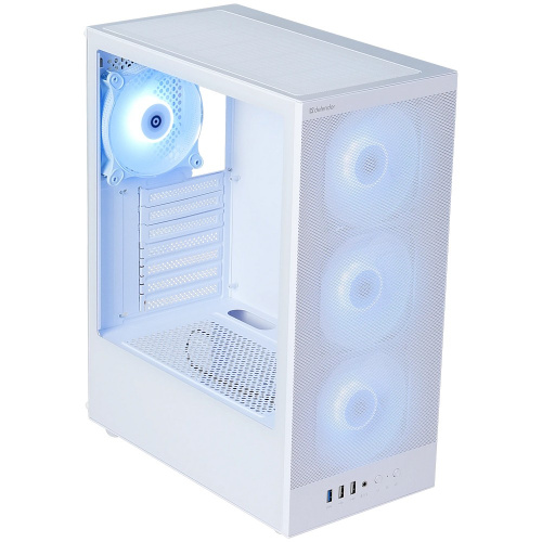 Корпус Defender RaptorX (25123) белый, ATX, 4fans, switch M/BSync