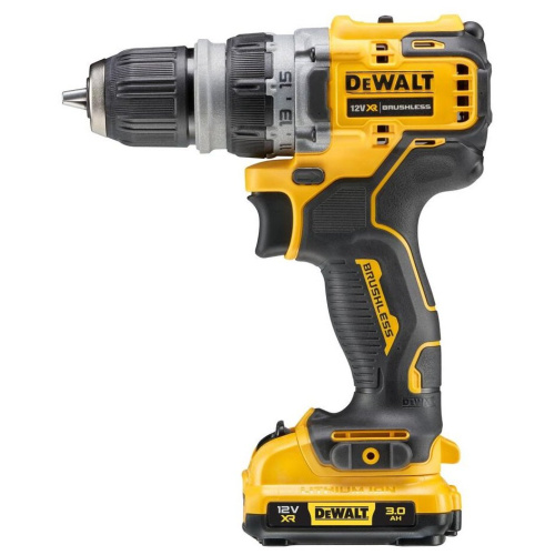 Дрель аккумуляторная DEWALT DCD 703 L2T DCD703L2T-QW 12v 3.0Ah + набор из 4-х насадок