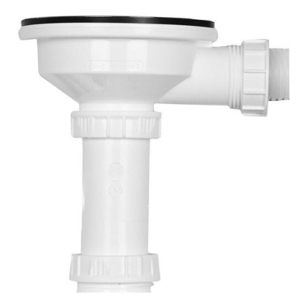 Кухонная мойка Wisent WS36050B Black с сифоном