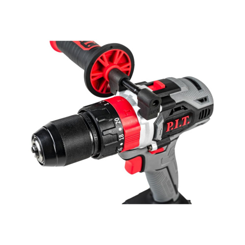 Гайковерт ударный бесщеточный PIW20H-300B/1, аккумуляторный, (ЗУ, кейс)