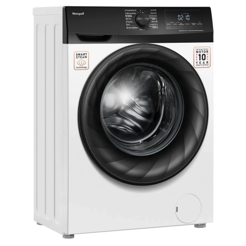 Стиральная машина Weissgauff WM 4947 DC Inverter Steam белый, узкая
