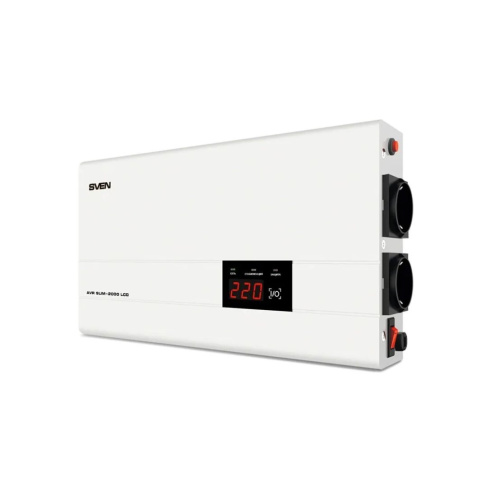 Стабилизатор напряжения SVEN AVR SLIM-2000 LCD