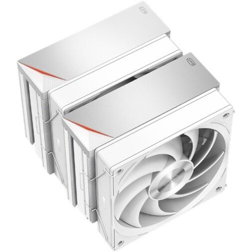 Кулер PcCooler RZ620 WH (260W, 4-pin PWM, 158mm, Al/Cu, 6x6mm, 2x120mm, 86.73CFM, 32dBA, 1800RPM)