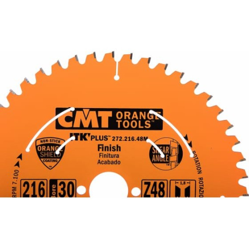 Диск пильный по дереву CMT 216x30x1,8/1,2 272.216.48M