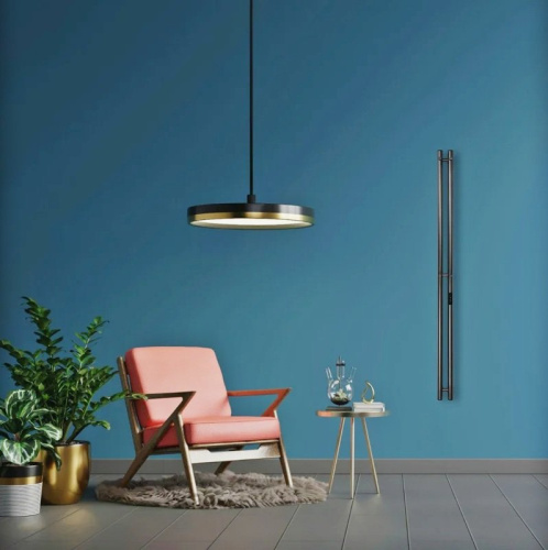 Электрический полотенцесушитель Primoclima Sol R C E Graphite 150*6 2