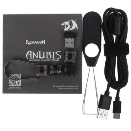 Клавиатура проводная + беспроводная Redragon Anubis
