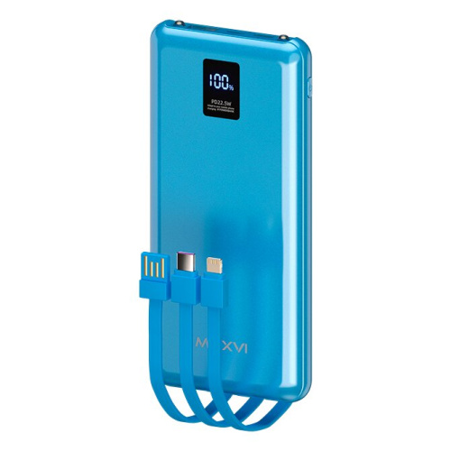 Внешний аккумулятор Maxvi PB10-11 10000мАч blue