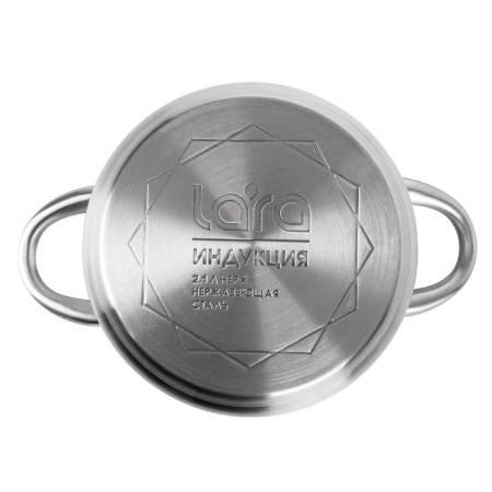 Кастрюля LARA LR02-266 Афина нерж