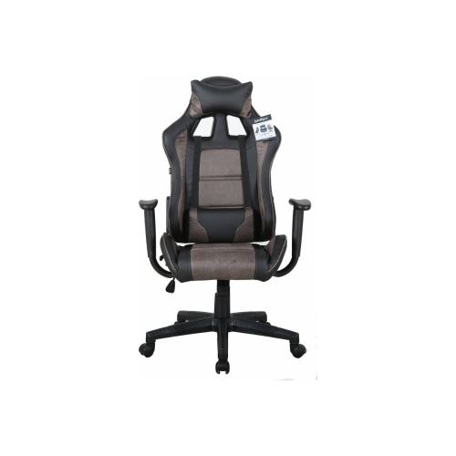 Кресло игровое BRABIX GT Racer GM-100 (531819) ткань, экокожа, черное/коричневое