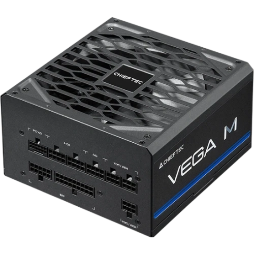 Блок питания Chieftec Vega M PPG-1000-C (ATX 3.1, 1000W, 80 Plus Gold, Active PFC, 135mm fan, Gen5 PCIe, Full Cable Management) Retail