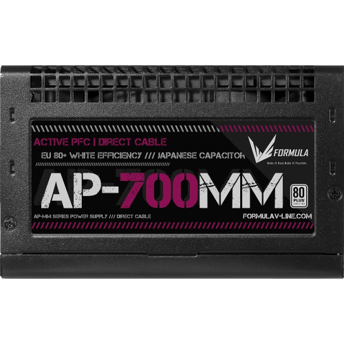Formula V Line AP-700MM, 700W, APFC, 80+, 12cm Fan