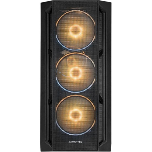 Корпус CHIEFTEC Apex Lumo GA-01B-L-OP без БП, боковая панель из зак. стекла, 3xARGB 140мм спереди, 1xARGB 140мм сзади