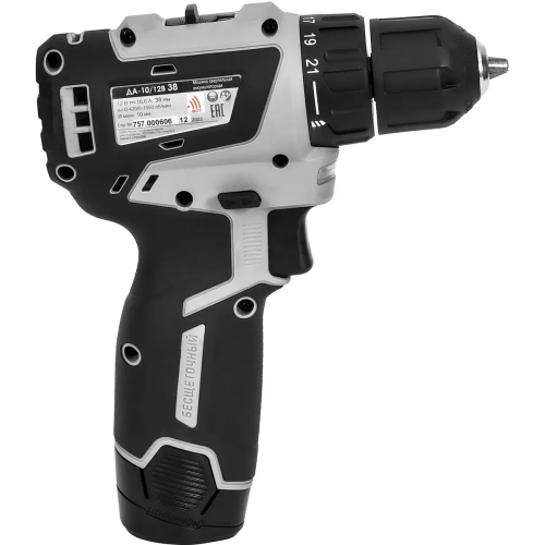 Дрель-шуруповерт Интерскол ДА-10/12В 38 (757.2.2.46)